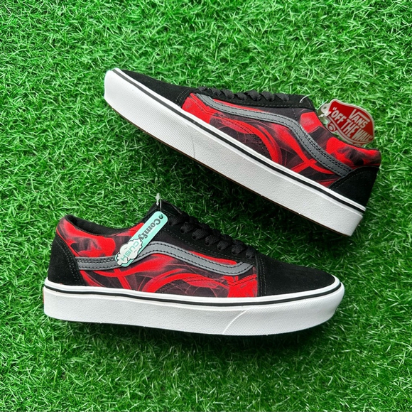 Vans Comfycush Old Skool After Dark Black / Red - Picture 6 of 9